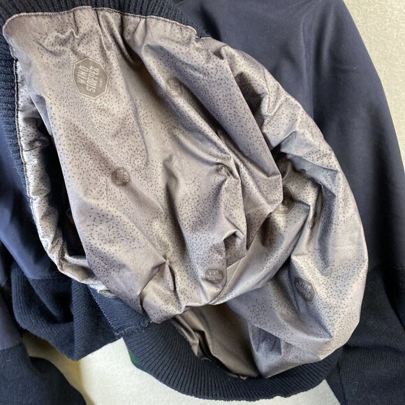 RainSwetter  Weather Boss Windbreaker Mens L Gore Wind Stopper Golf Made In USA - Picture 7 of 9